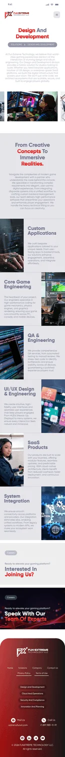 Fun Extreme Technology - Design & Development